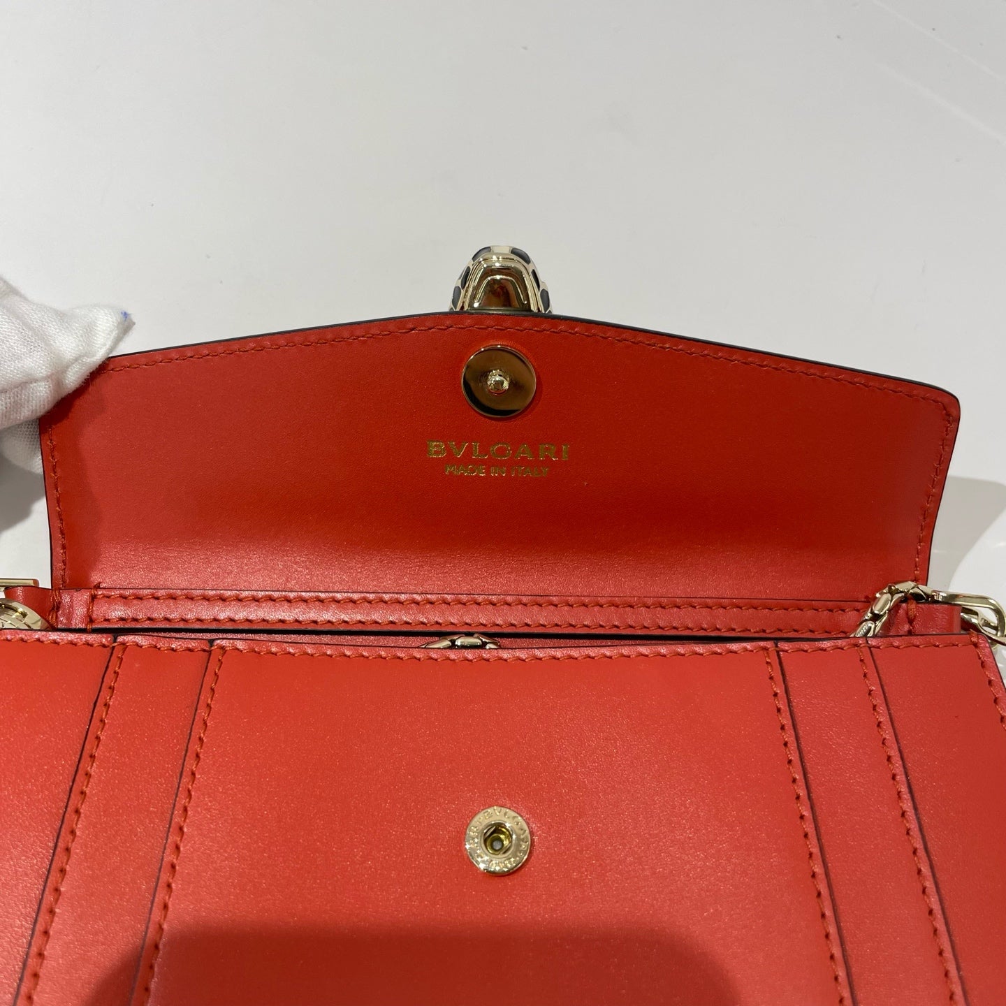 Bvlgari - Serpenti Forever Mini - Smooth calf leather - Red - (mini)