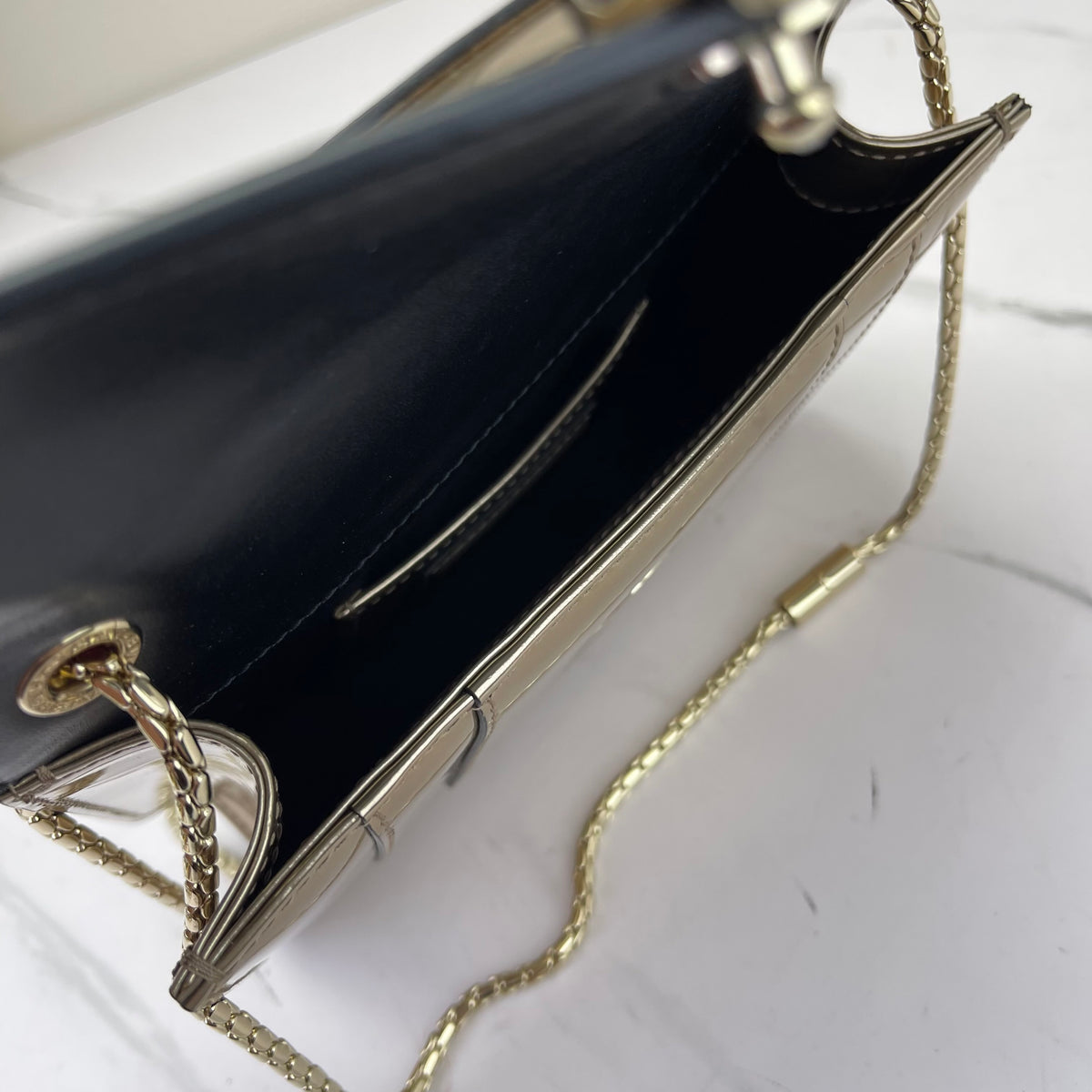 Bvlgari - Serpenti Forever - Patent leather - Gold - (mini)