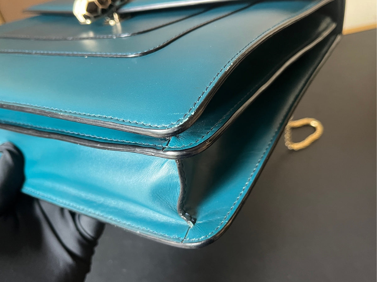 Bvlgari - Serpenti - Leather - Green - (large)