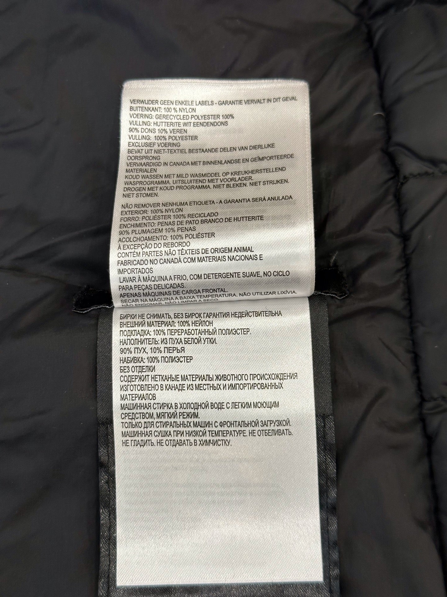 Canada Goose - Other - Polyamide - Black - (S)