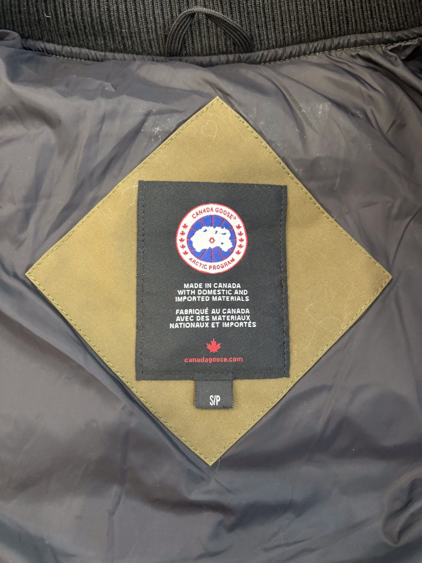 Canada Goose - Woolford - Polyester-cotton blend exterior, polyester lining, 80% duck down and 20% duck feather filling - Military Green - (S)