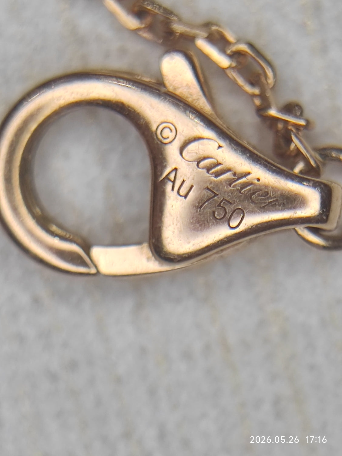 Cartier - Amulette de Cartier - Pink gold - Green