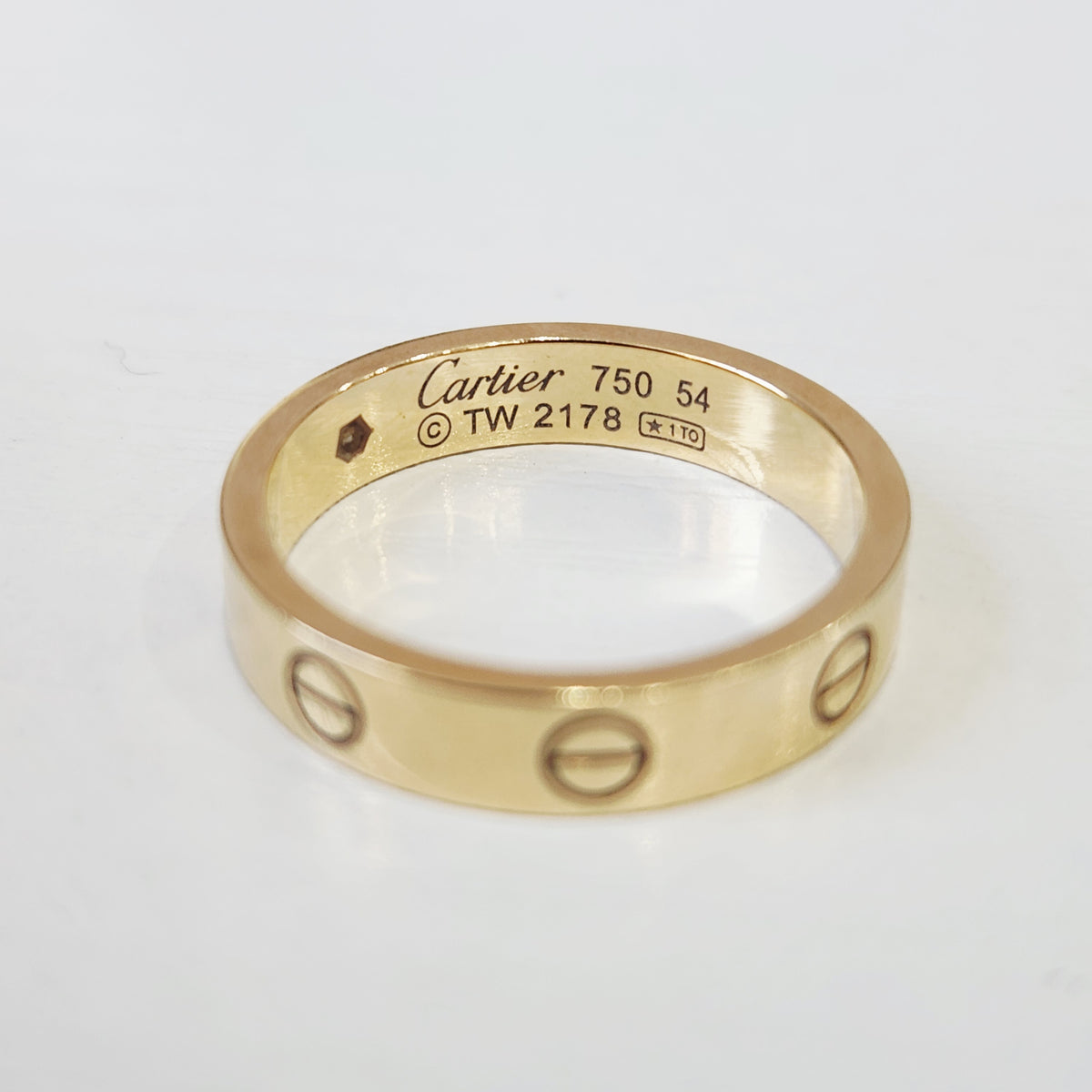 Cartier - LOVE Wedding Band 54 - 18K yellow gold with one diamond - Gold - (54)