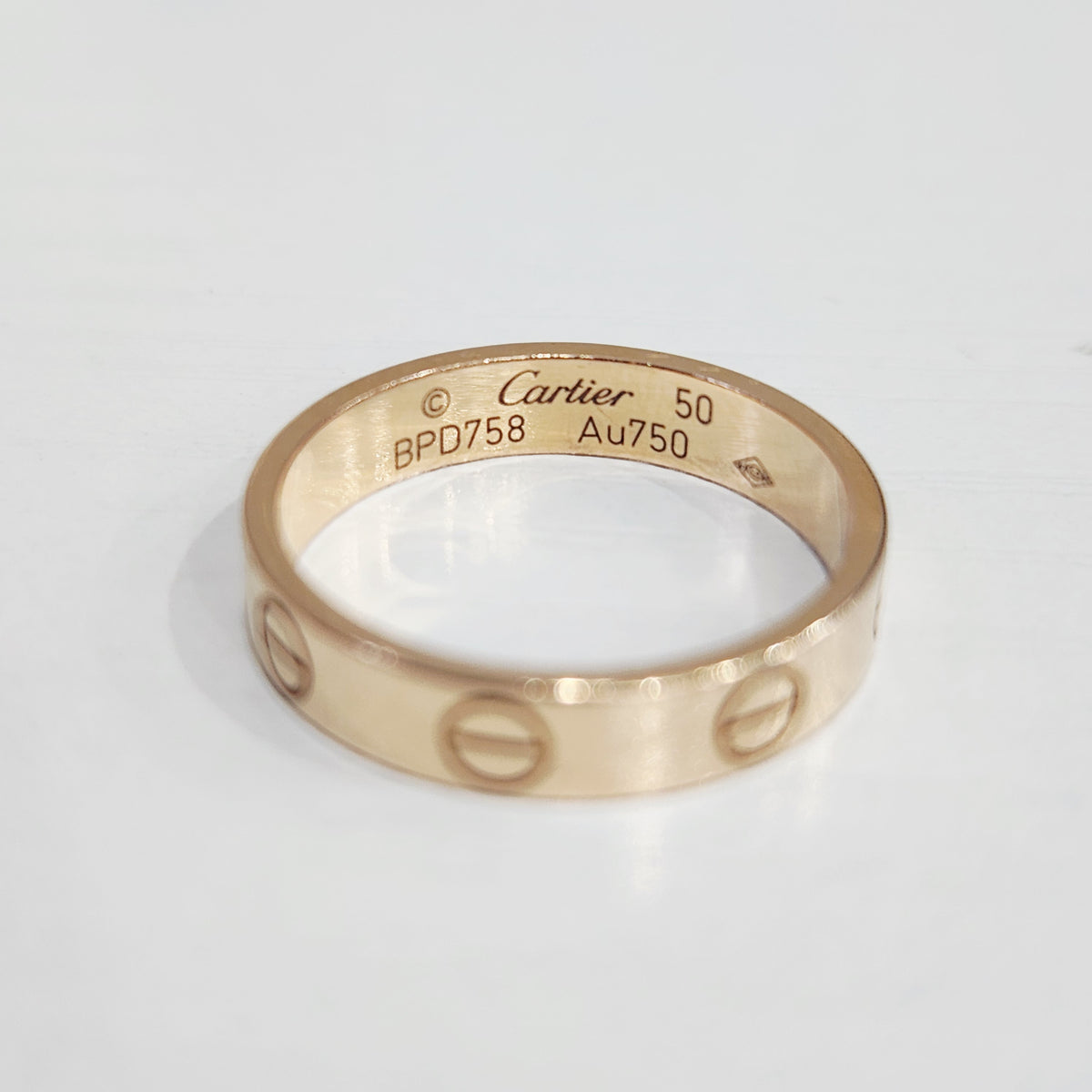 Cartier - LOVE Wedding Band Narrow - 18K rose gold - Gold - (50)