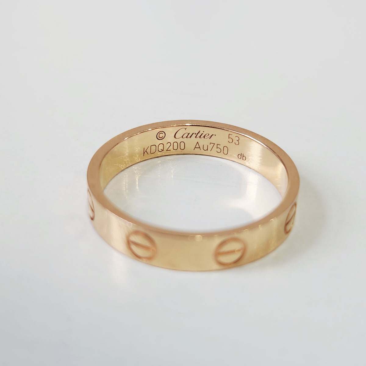 Cartier - LOVE Wedding Band Narrow - 18K rose gold - Pink - (53)
