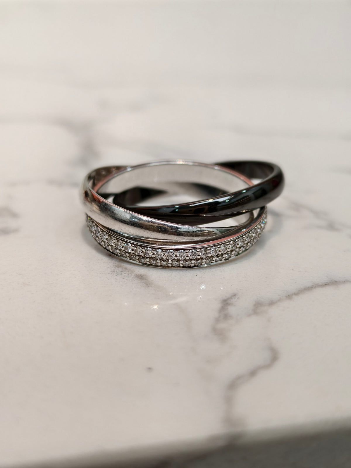 Cartier - Trinity - White gold - White - (58)