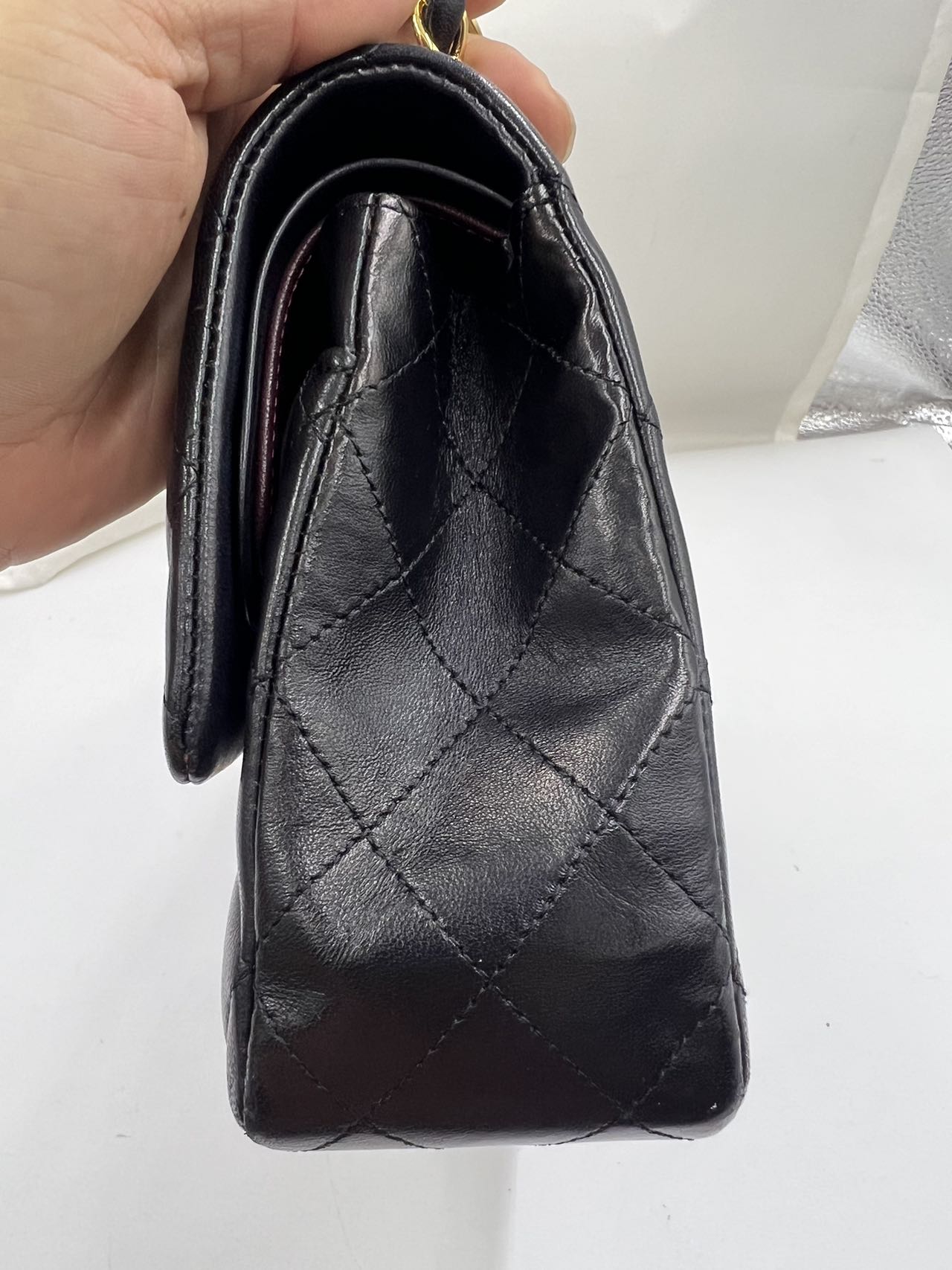 Chanel - Classic Flap Medium - Lambskin leather - Black - (Medium)