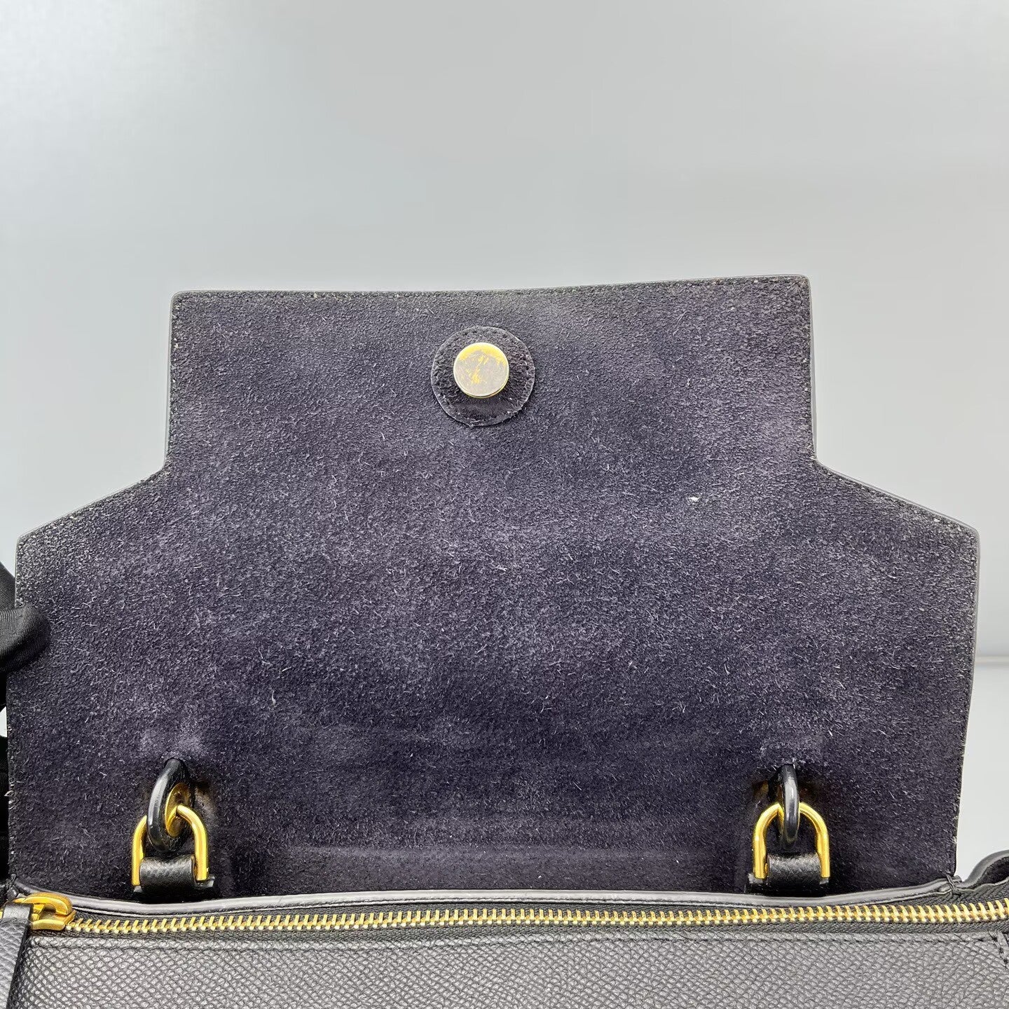 Celine - Belt Bag - Grained calfskin leather - Black - (Medium)