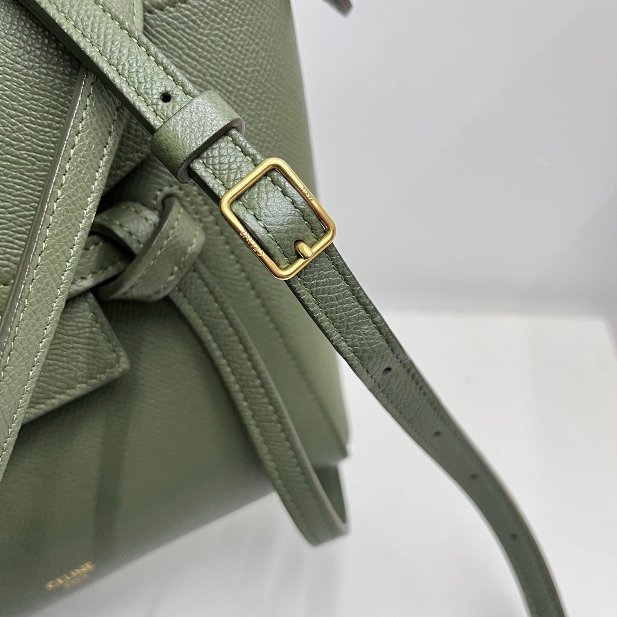 Celine - Belt Bag - Leather - Green