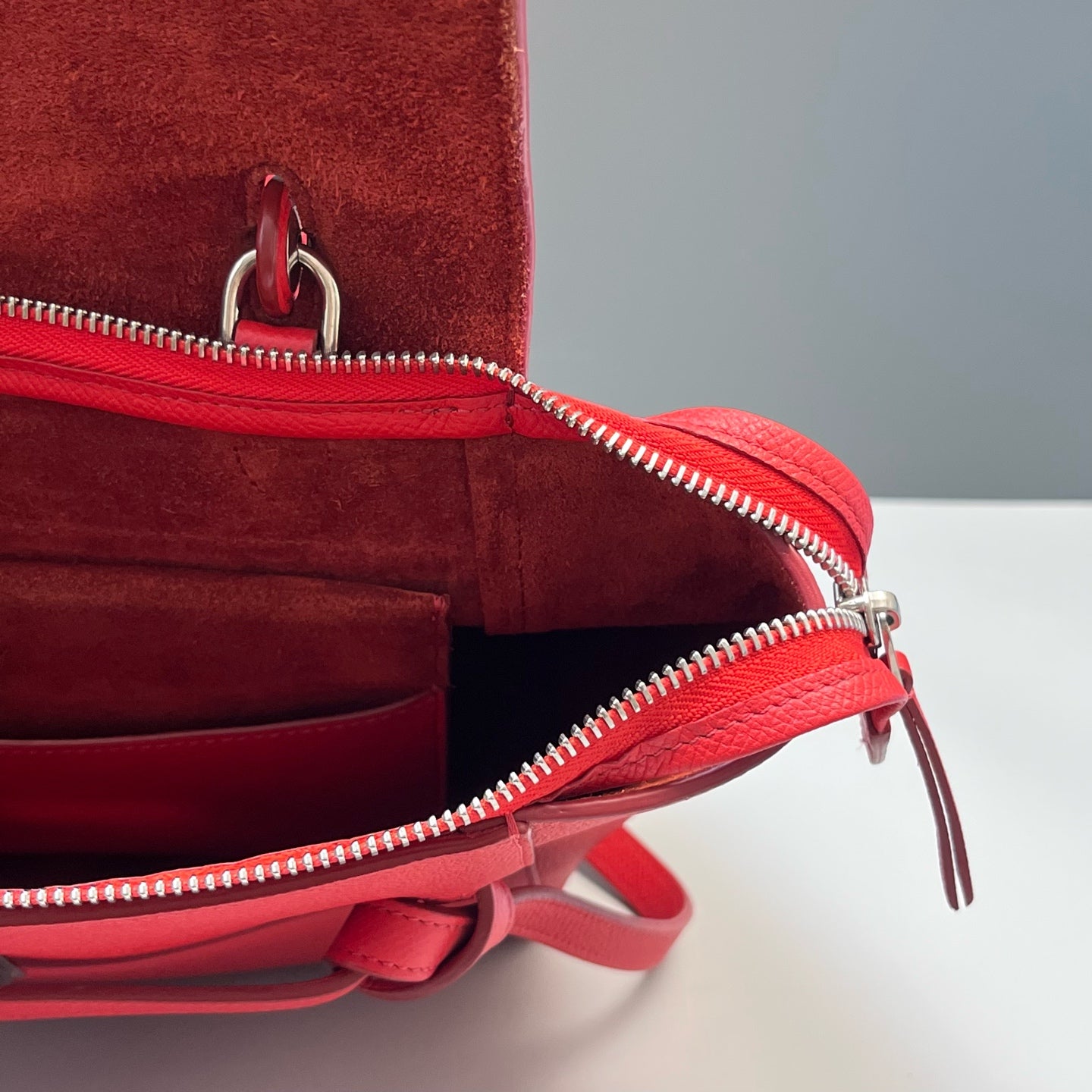 Celine - Belt Bag - Leather - Orange - (micro)