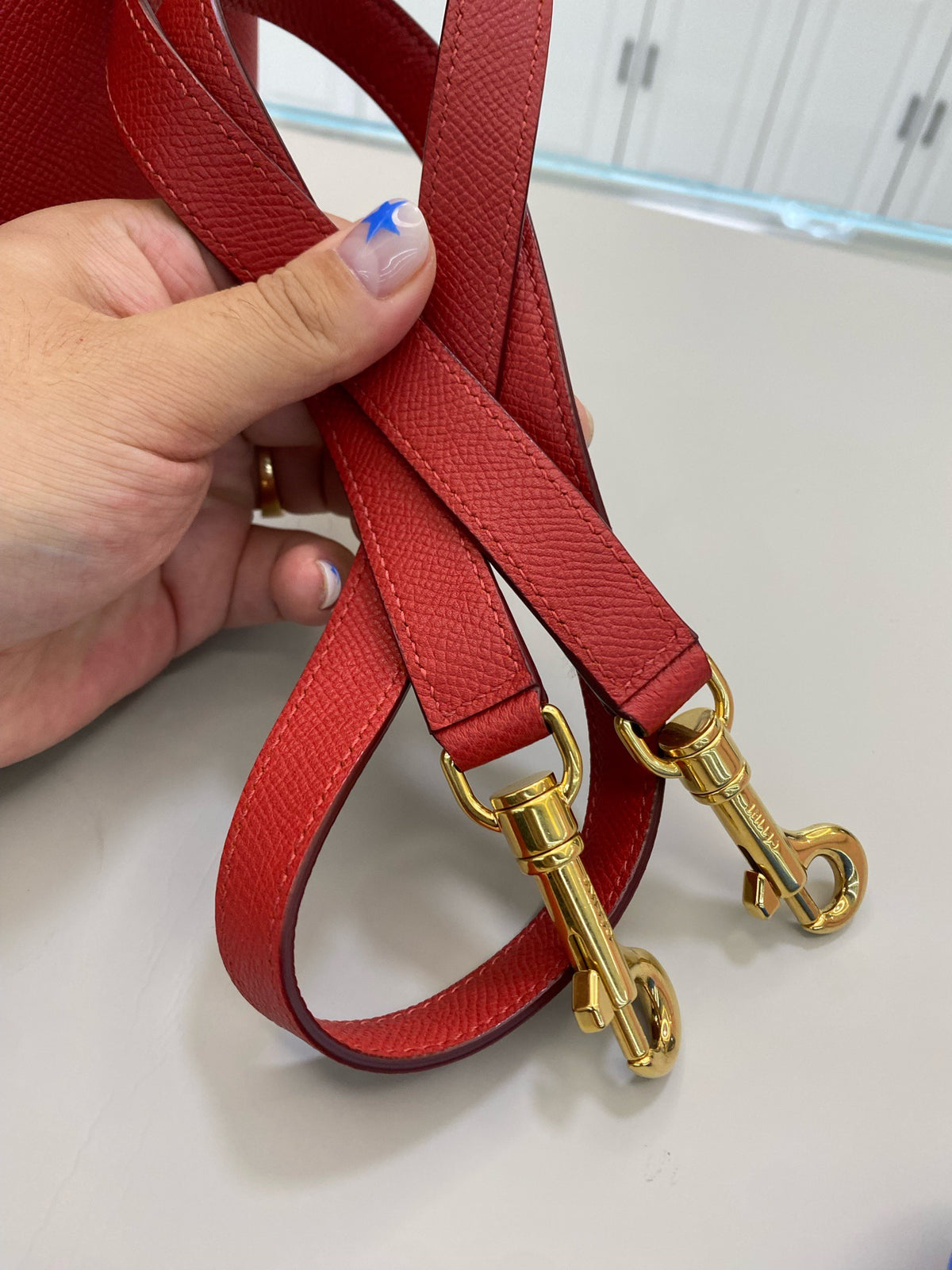 Celine - Belt Bag Small - Leather - Red - (small)