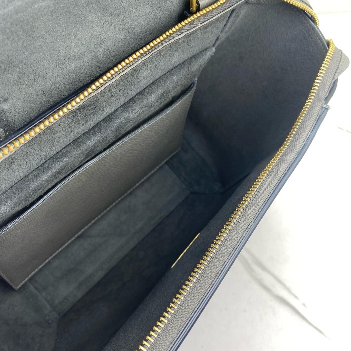 Celine - Belt Micro - Grained calfskin leather - Grey - (small)