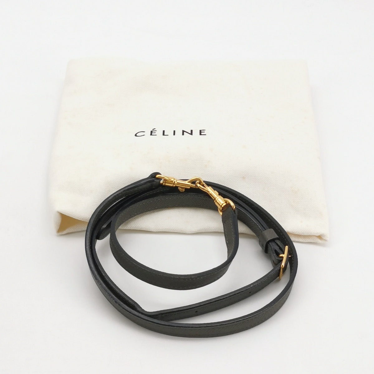 Celine - Belt Nano - Leather - Grey - (mini)