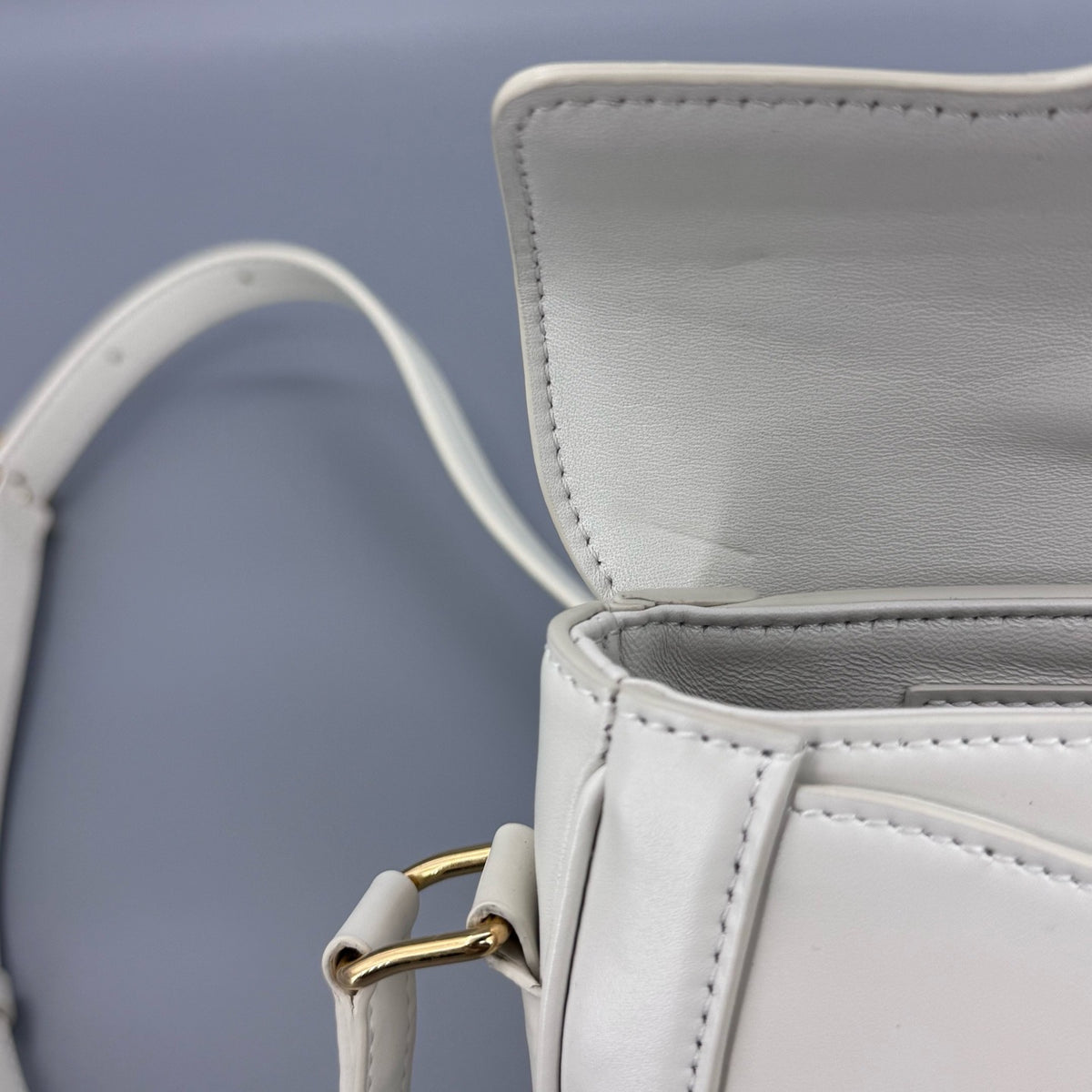 Celine - Besace 16 - Leather - White - (small)
