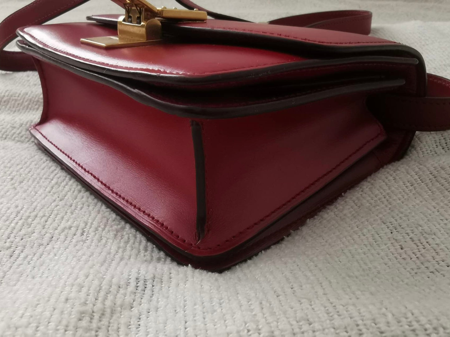 Celine - Box Bag - Leather - Red - (small)