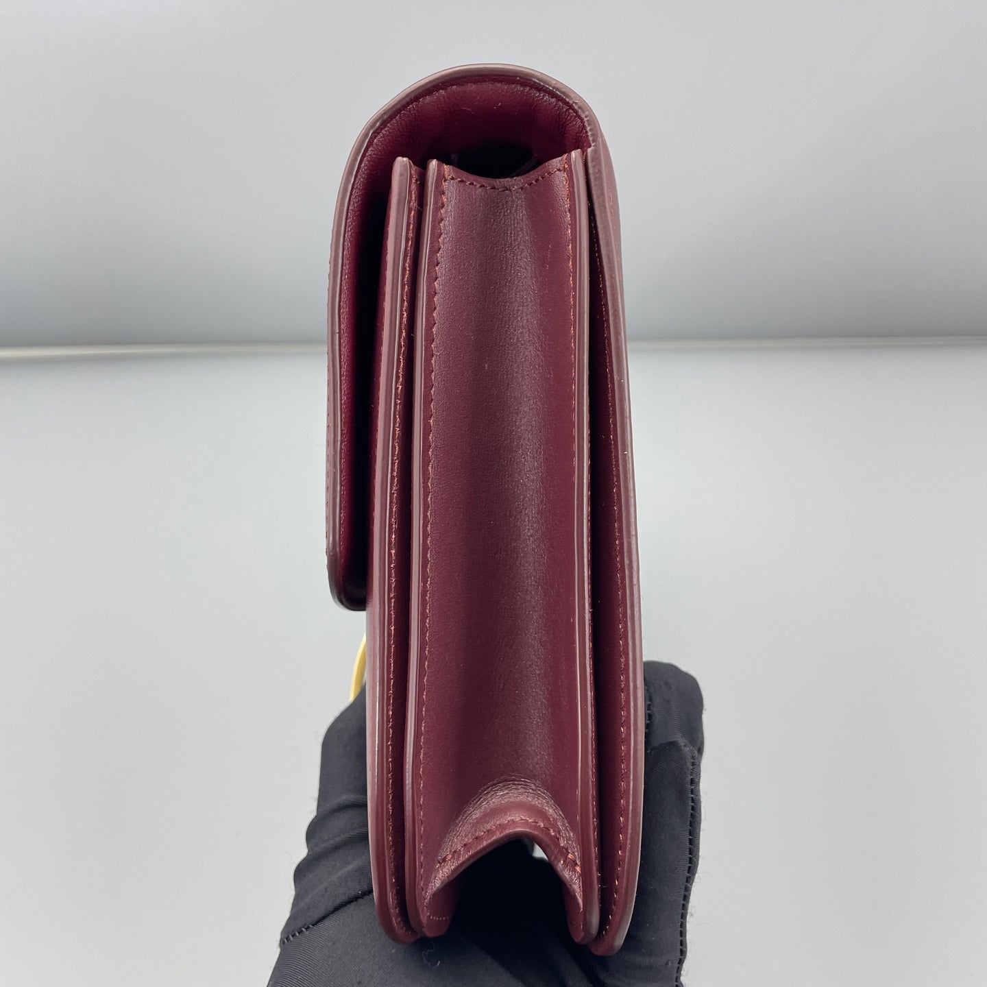 Celine - Box Bag Medium - Leather - Burgundy - (Medium)