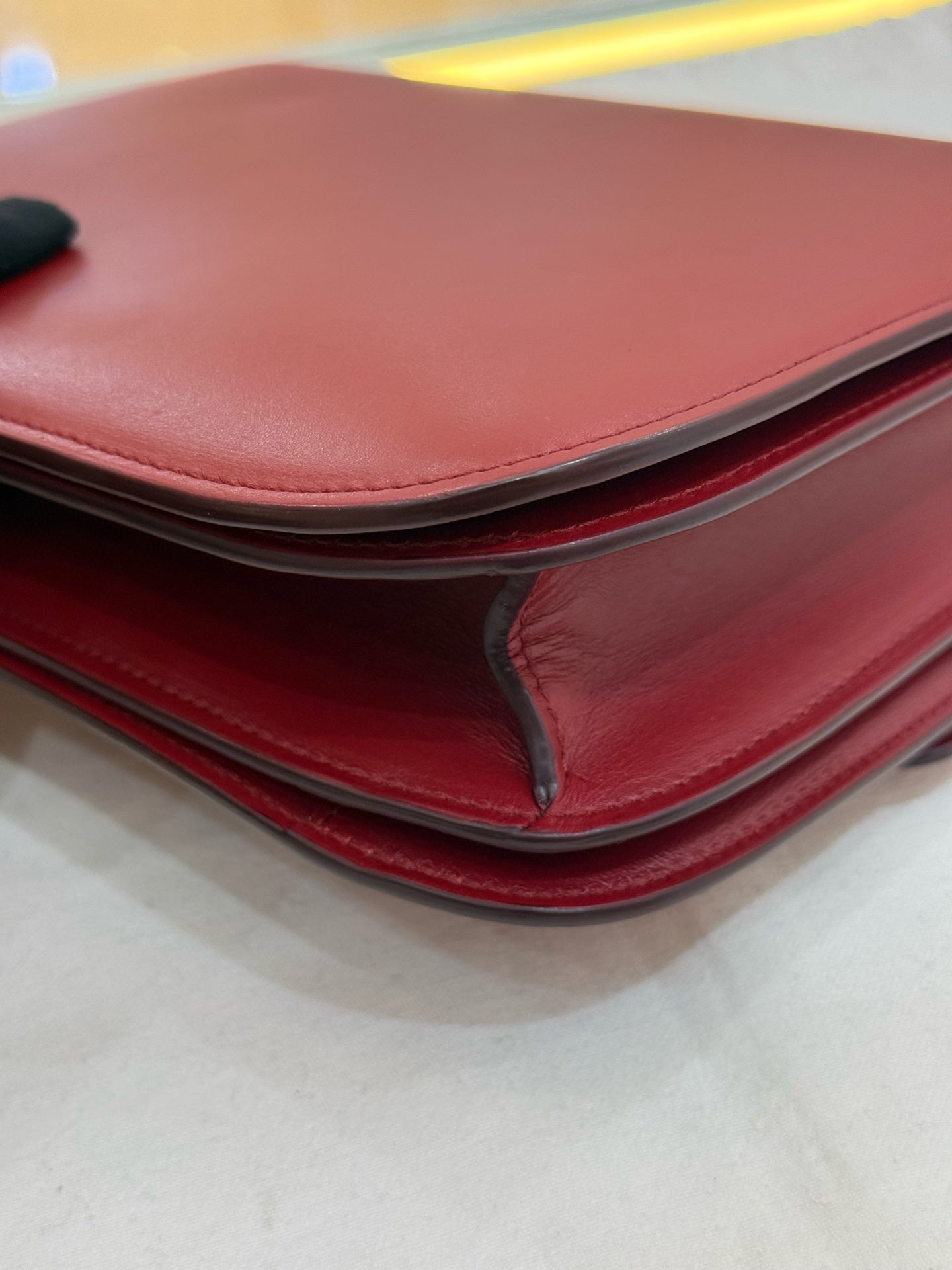 Celine - Box - Leather - Burgundy - (medium)