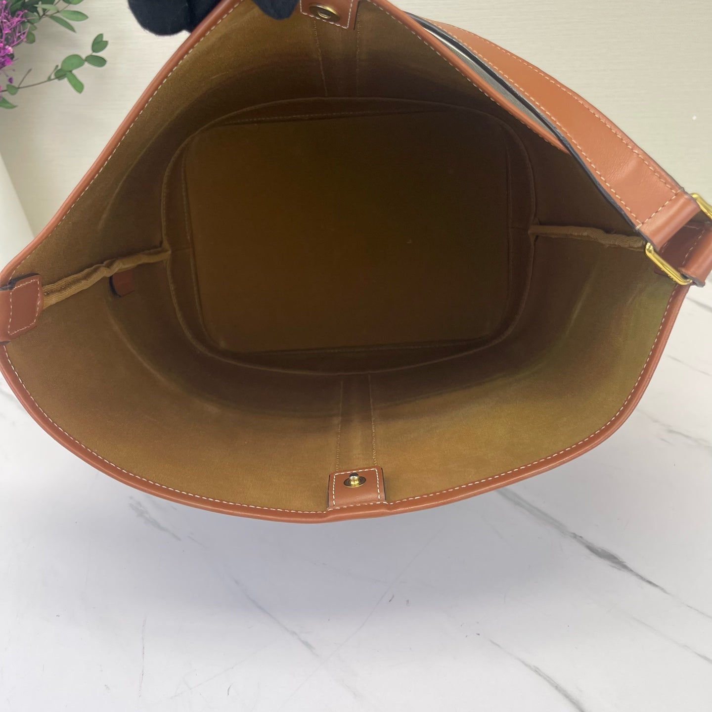 Celine - Cabas - Leather - Brown - (medium)