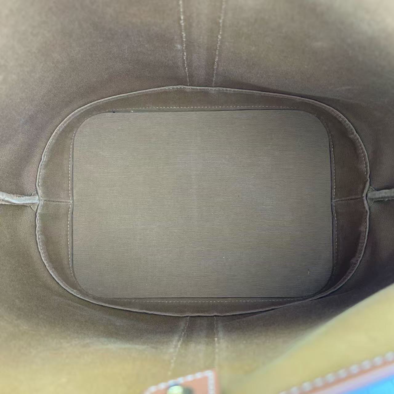 Celine - Cabas - Triomphe Canvas and Calfskin Leather - Brown - (Medium)