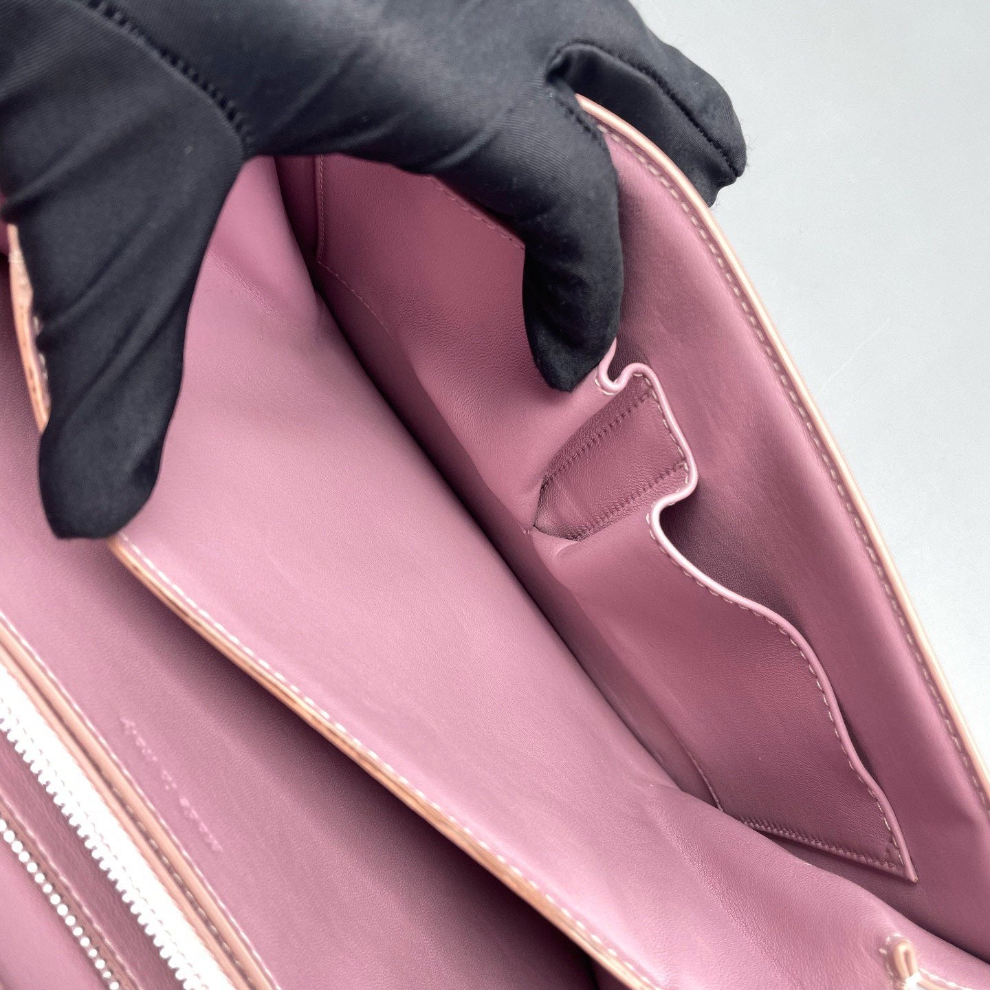 Celine - Classic Box Bag - Grained calfskin leather - Pink - (medium)