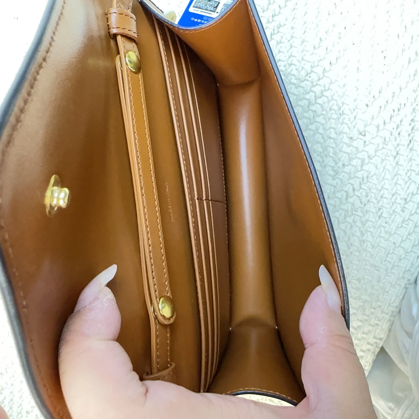 Celine - Envelope Bag - Leather - Brown - (mini)