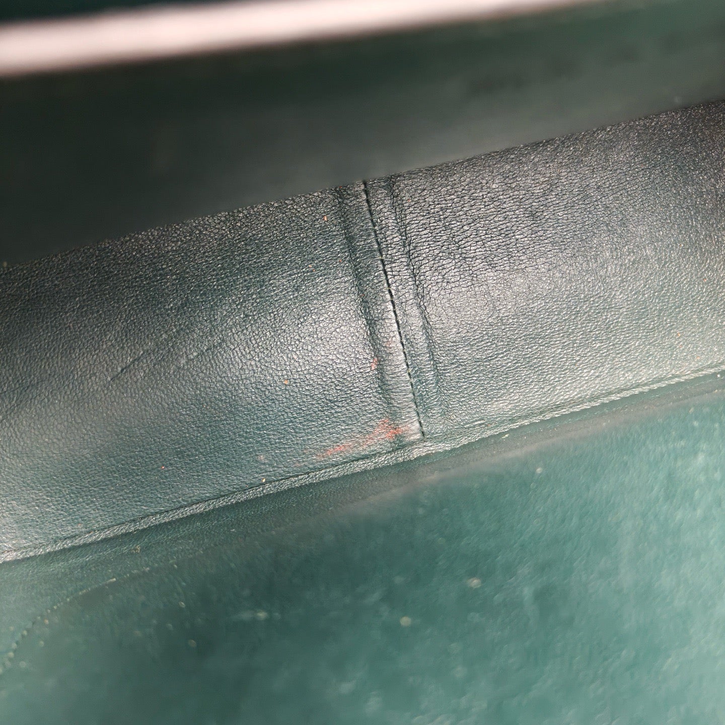 Celine - Frame - Cowhide leather - Dark Green and Black - (medium)