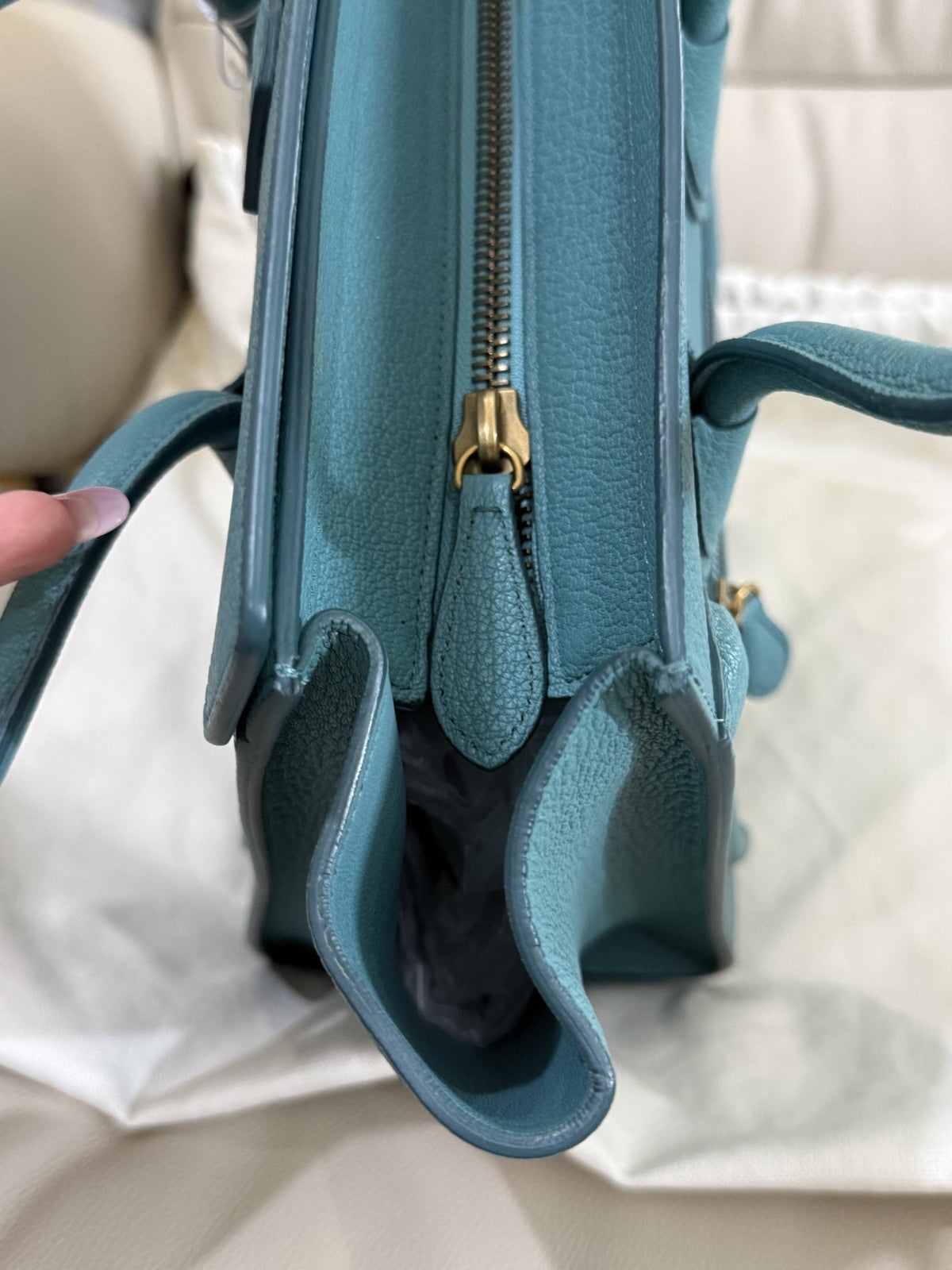 Celine - Luggage - Leather - Blue - (Small)