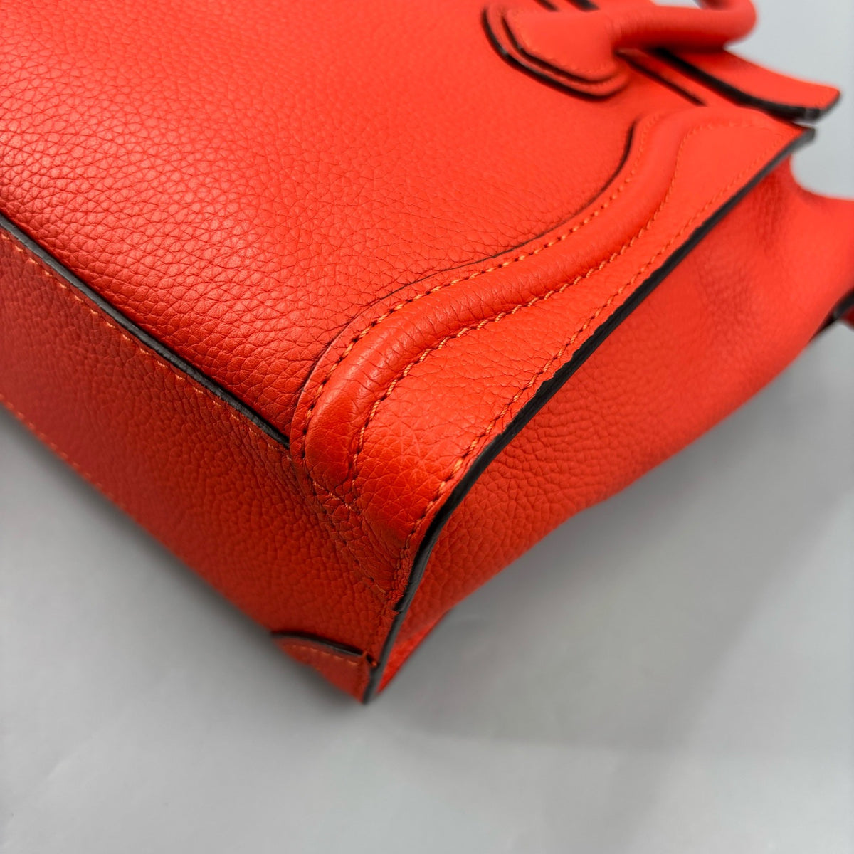 Celine - Luggage Nano - Leather - Orange - (mini)
