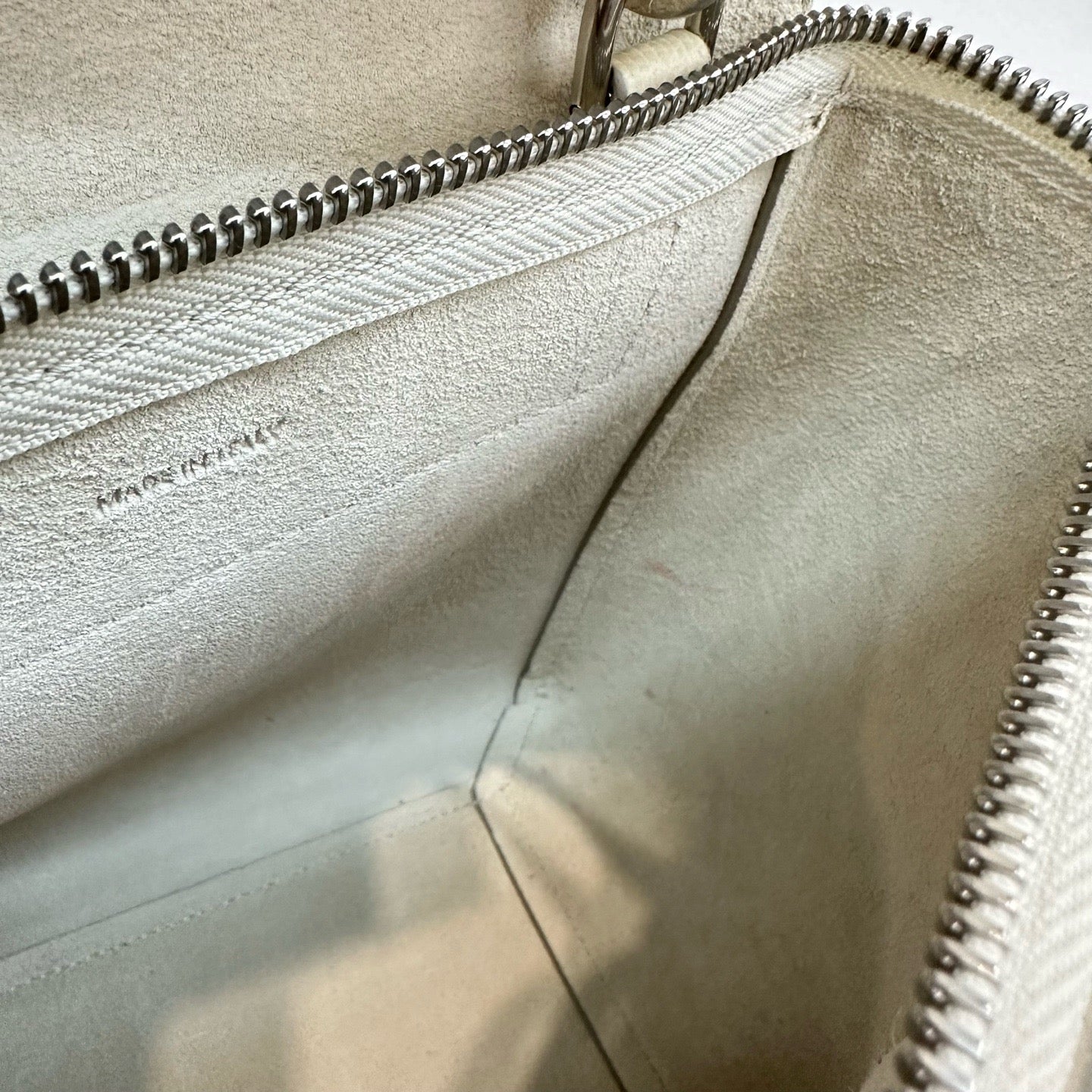 Celine - Nano Belt Bag - Grained Calfskin Leather - White - (Mini)