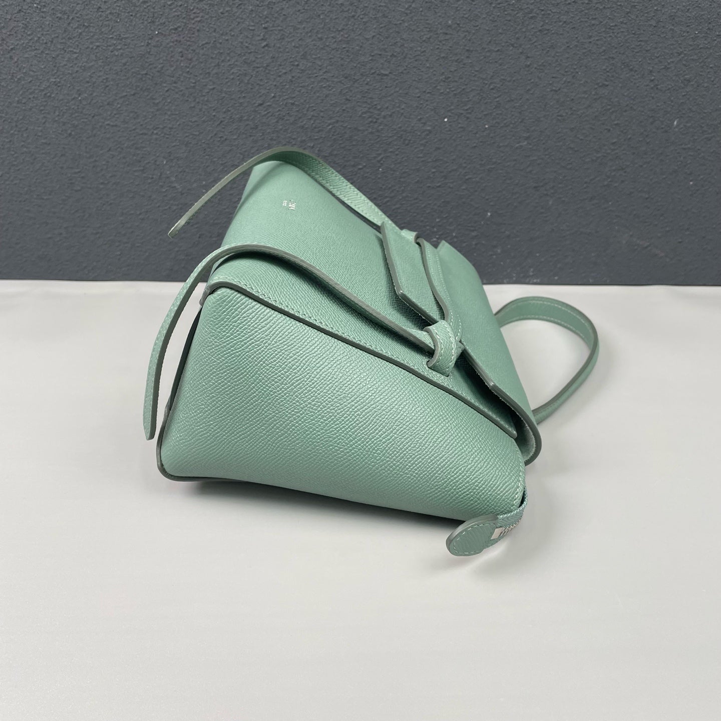 Celine - Nano Belt Bag - Grained leather - Celadon green - (Mini)