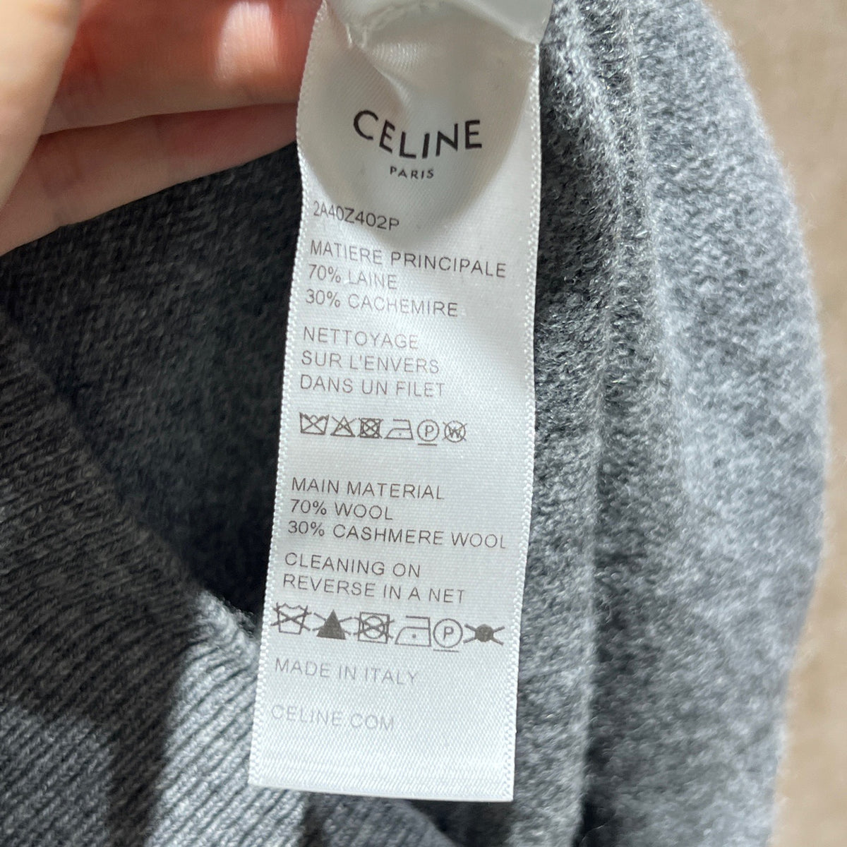 Céline - Other - Wool - Grey - (S)