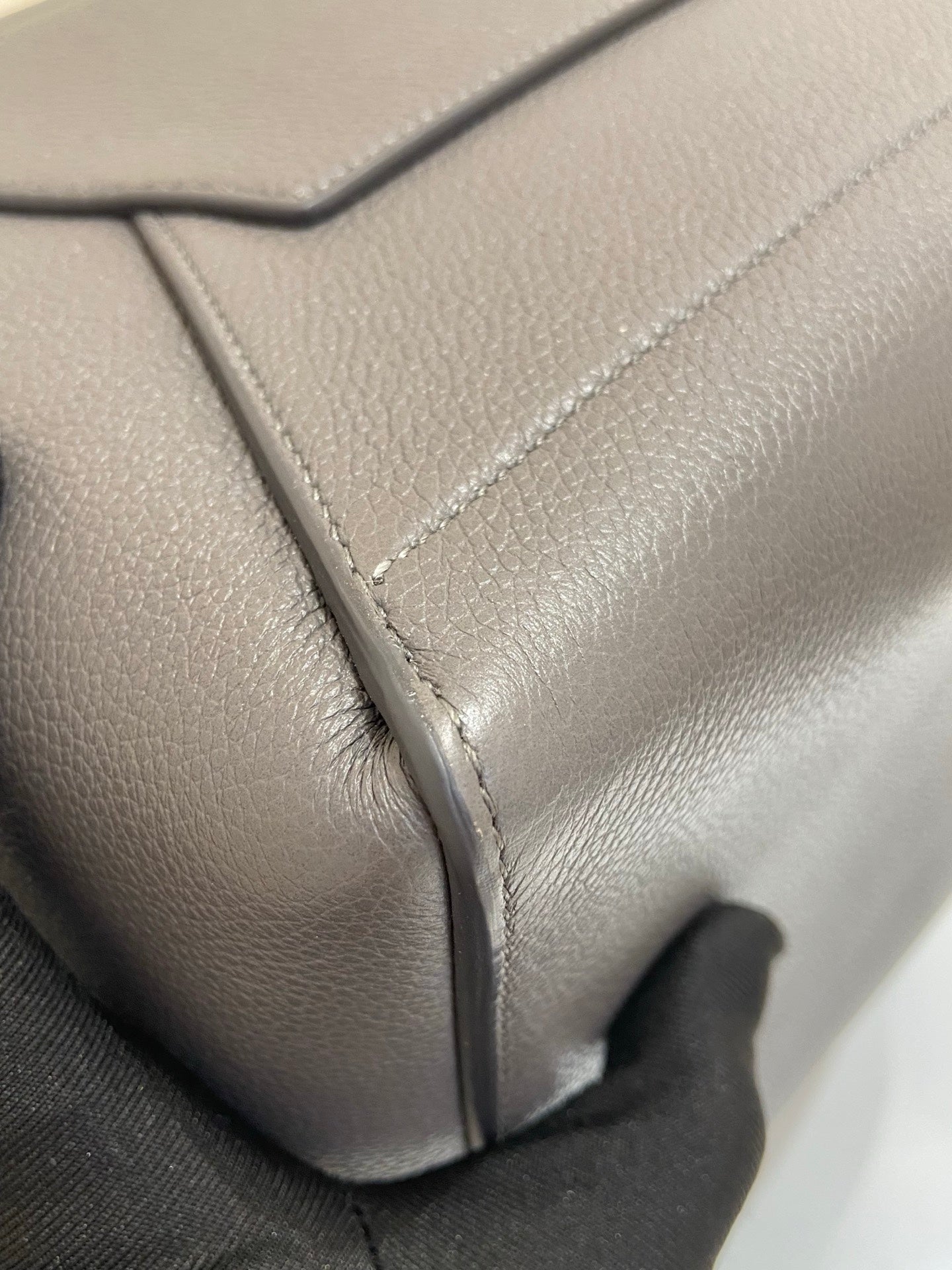 Celine - Sangle - Leather - Grey - (medium)