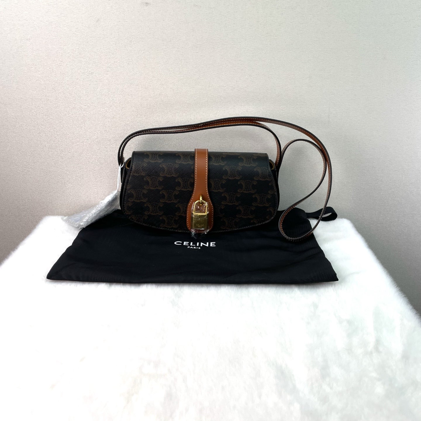 Celine - Tabou - Synthetic - Brown - (mini)