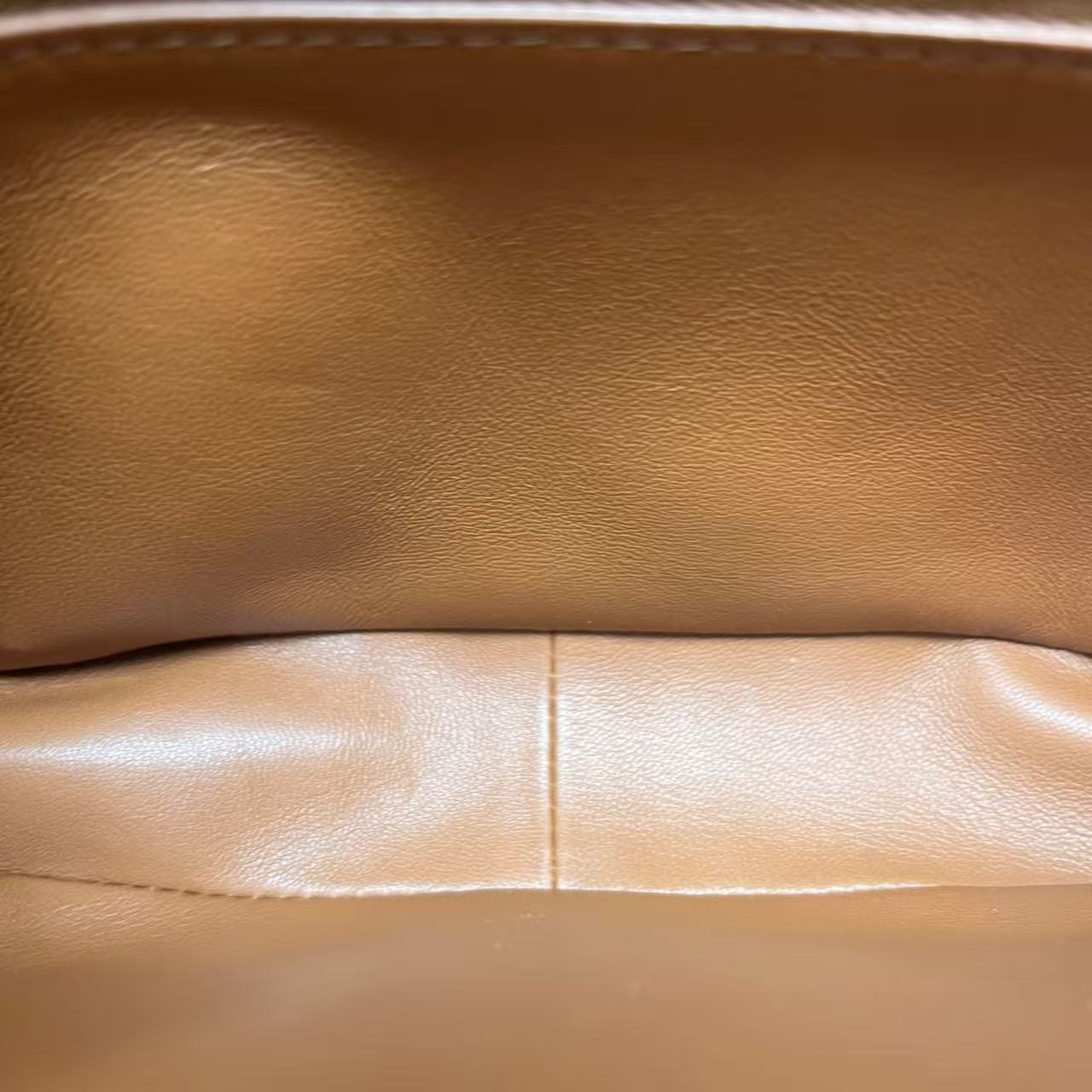 Celine - Teen Triomphe Box Bag - Triomphe Canvas with Calfskin Leather Trim - Brown with Tan Trim and Gold-Tone Hardware - (mini)