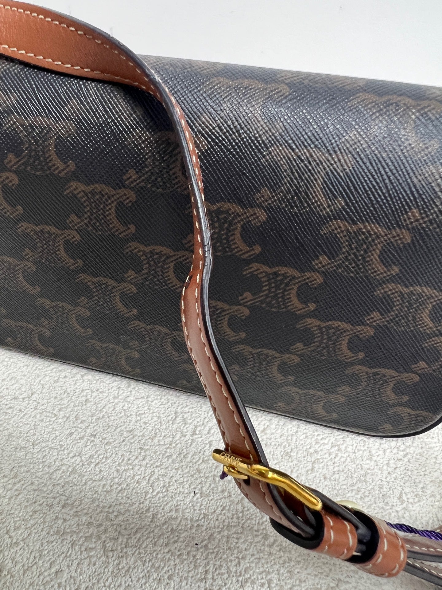 Celine - Triomphe - Cloth - Brown - (mini)