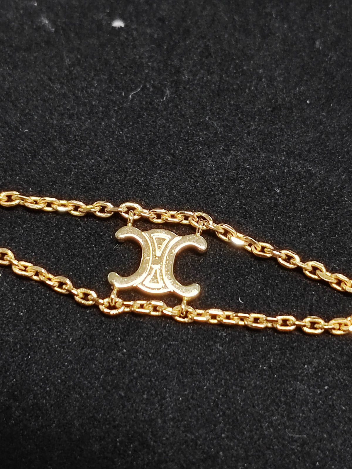 Celine - Triomphe - Gold-tone brass - Gold
