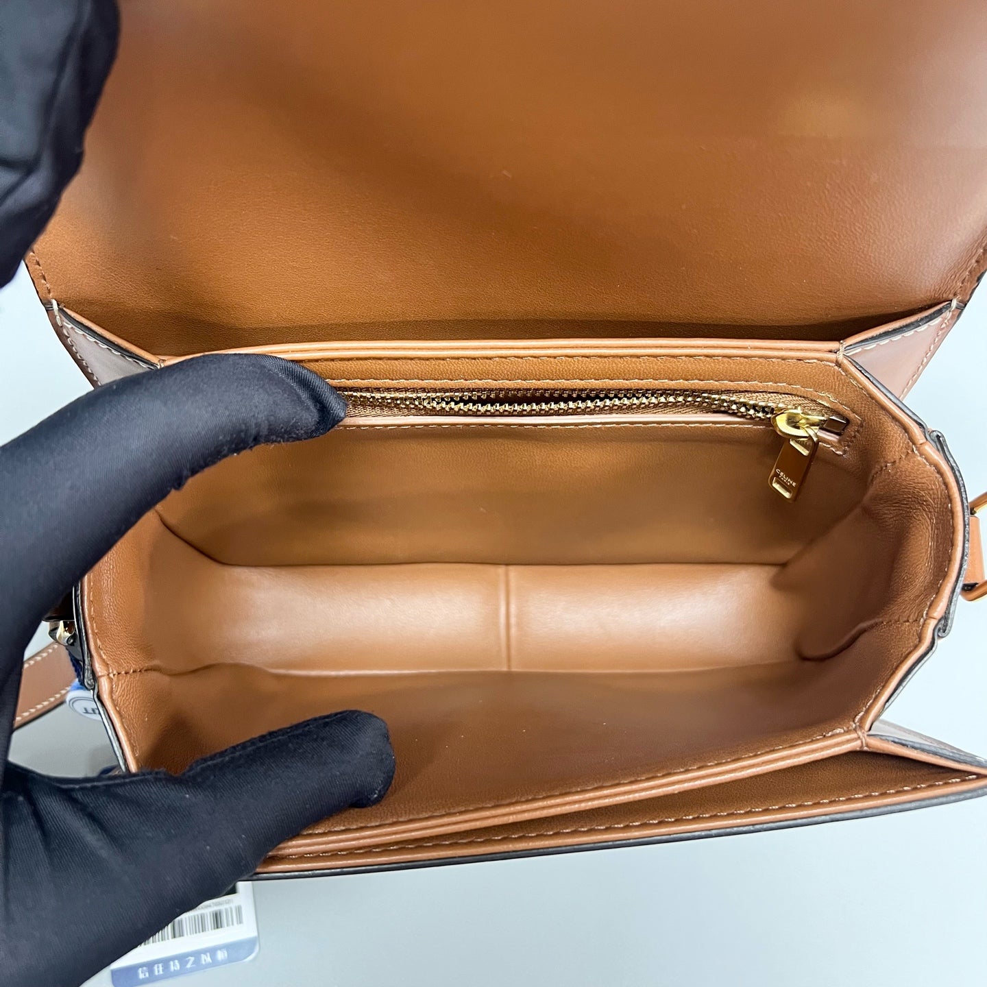 Celine - Triomphe - Leather - Brown - (small)