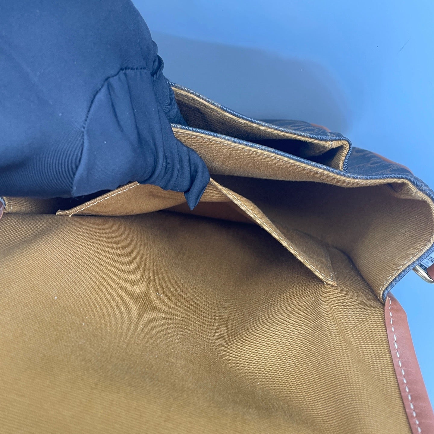 Celine - Triomphe - Leather - Brown - (small)