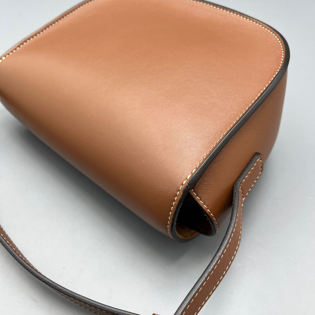 Celine - Triomphe Saddle Bag - Leather - Camel - (mini)