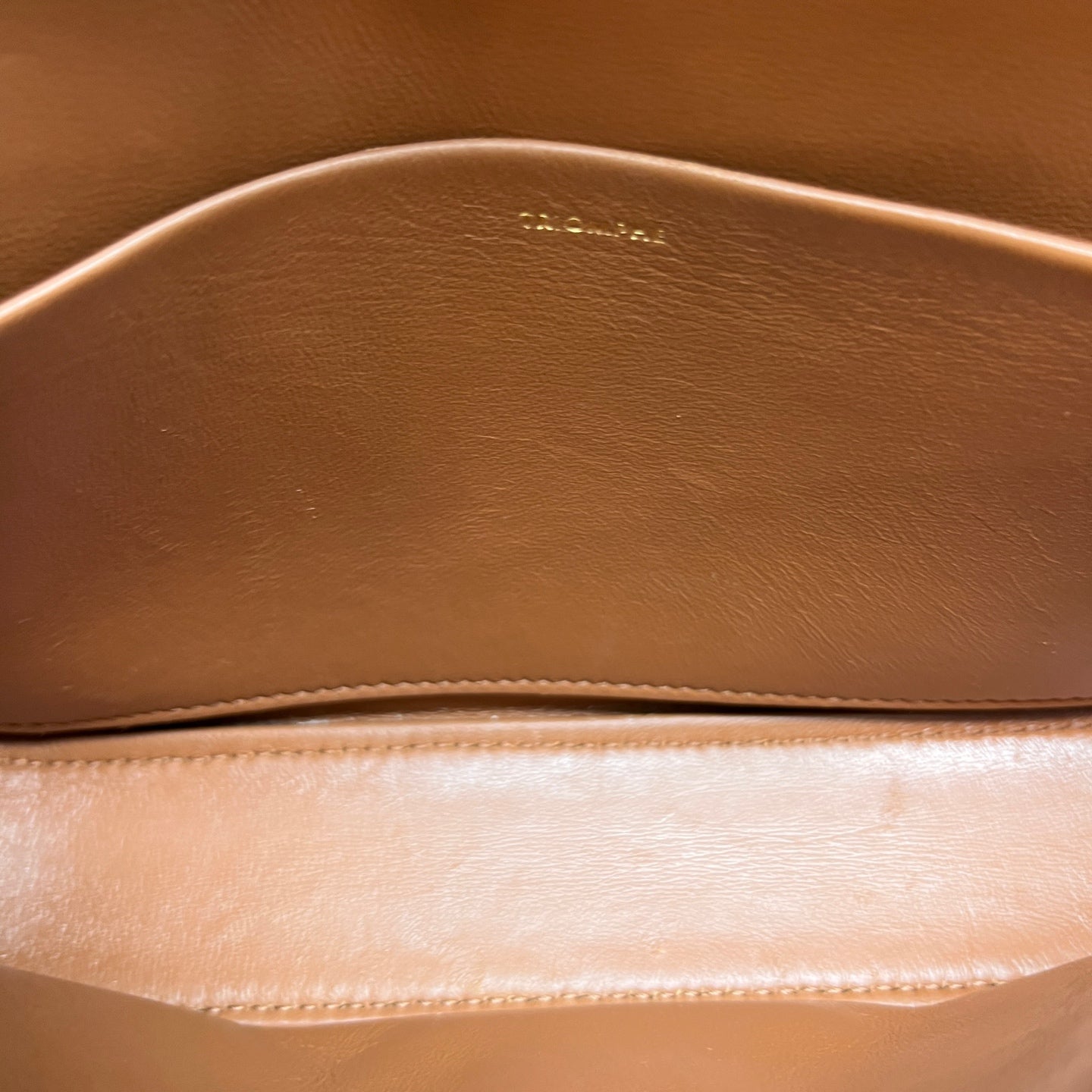Celine - Triomphe - Synthetic - Brown - (mini)