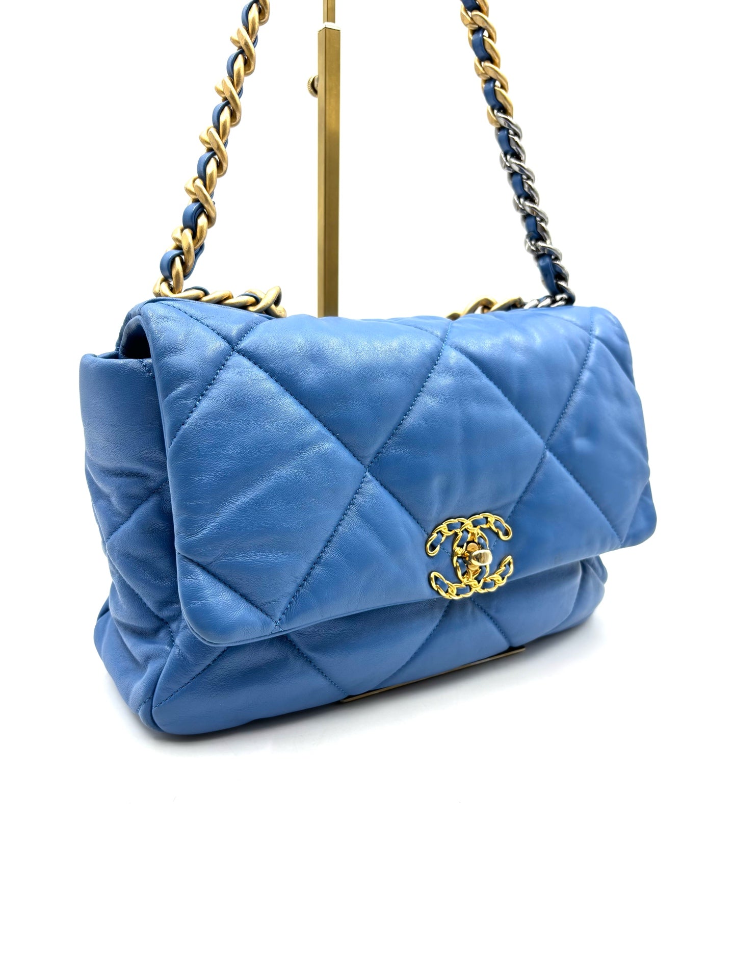 Chanel - 19Bag - Leather - Blue
