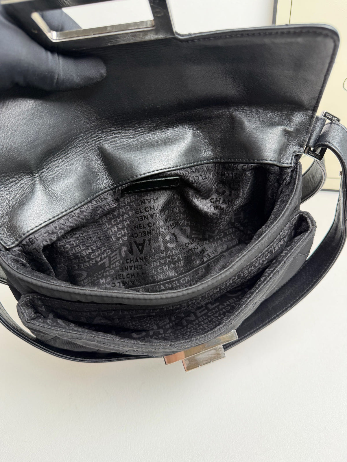 Chanel - 2.55 - Cloth - Black