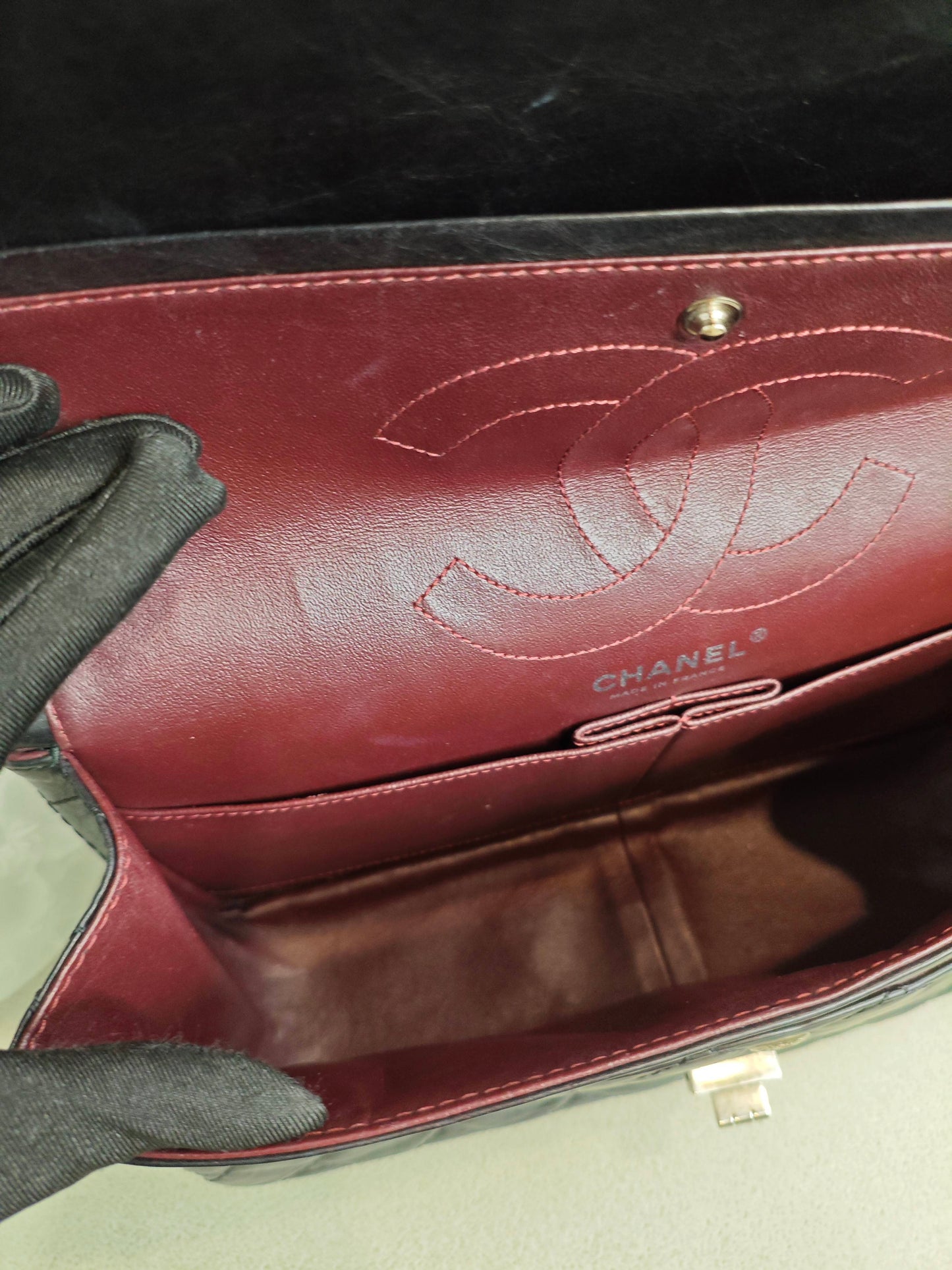 Chanel - 2.55 - Leather - Black - (medium)