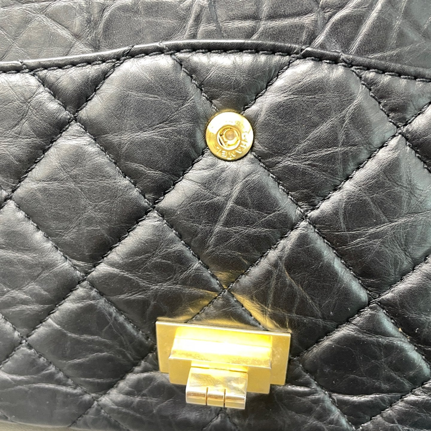 Chanel - 2.55 - Leather - Black - (medium)