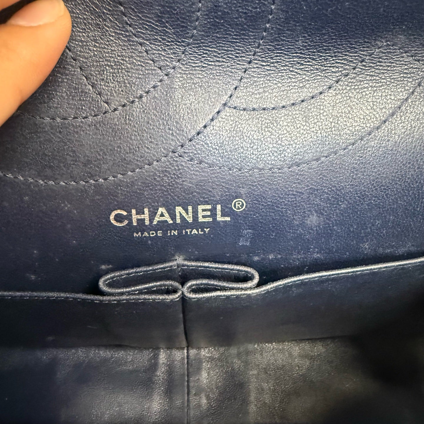Chanel - 2.55 - Leather - Blue - (medium)