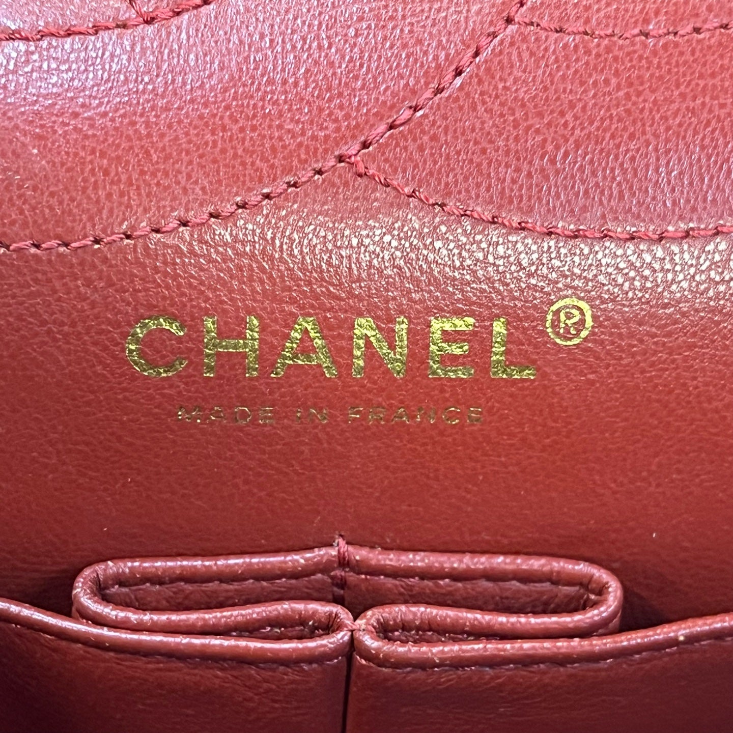 Chanel - 2.55 - Leather - Red - (large)
