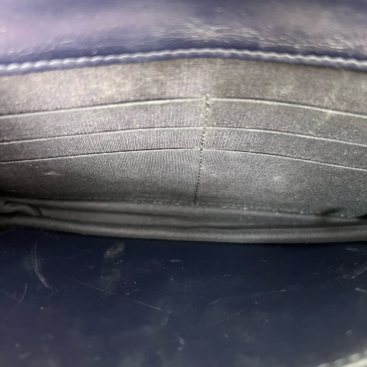 Chanel - Boy - Leather - Navy - (mini)