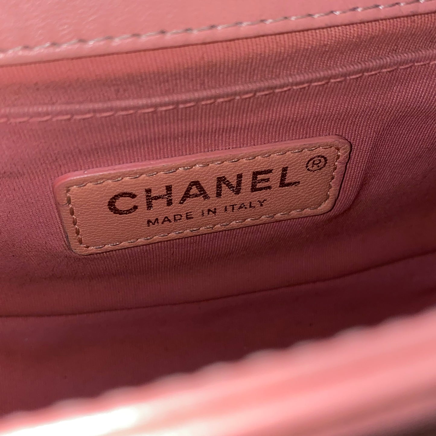 Chanel - Boy - Leather - Pink - (small)