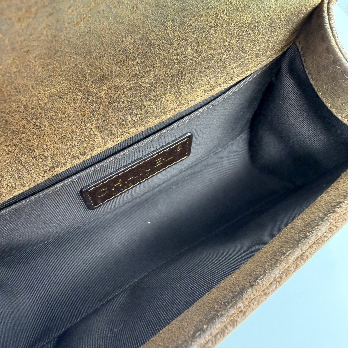 Chanel - Boy Small - Leather - Brown - (small)