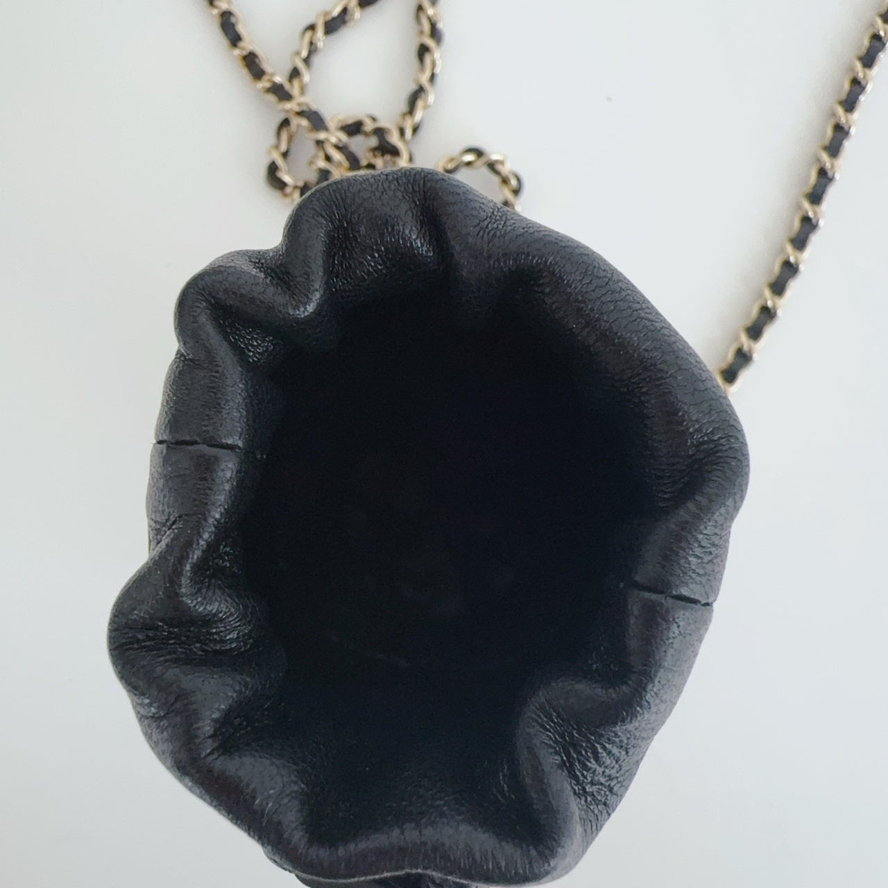 Chanel - Bucket Bag - Leather - Black - (mini)